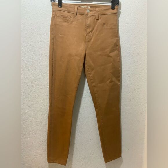 L'Agence Skinny Leg Pants size 26 Tan - Picture 1 of 6
